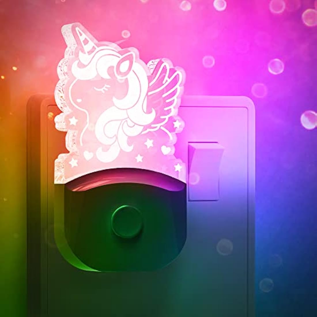 LOHAS-LED Color Changing Night Light | Dusk to Dawn Sensor for Kids