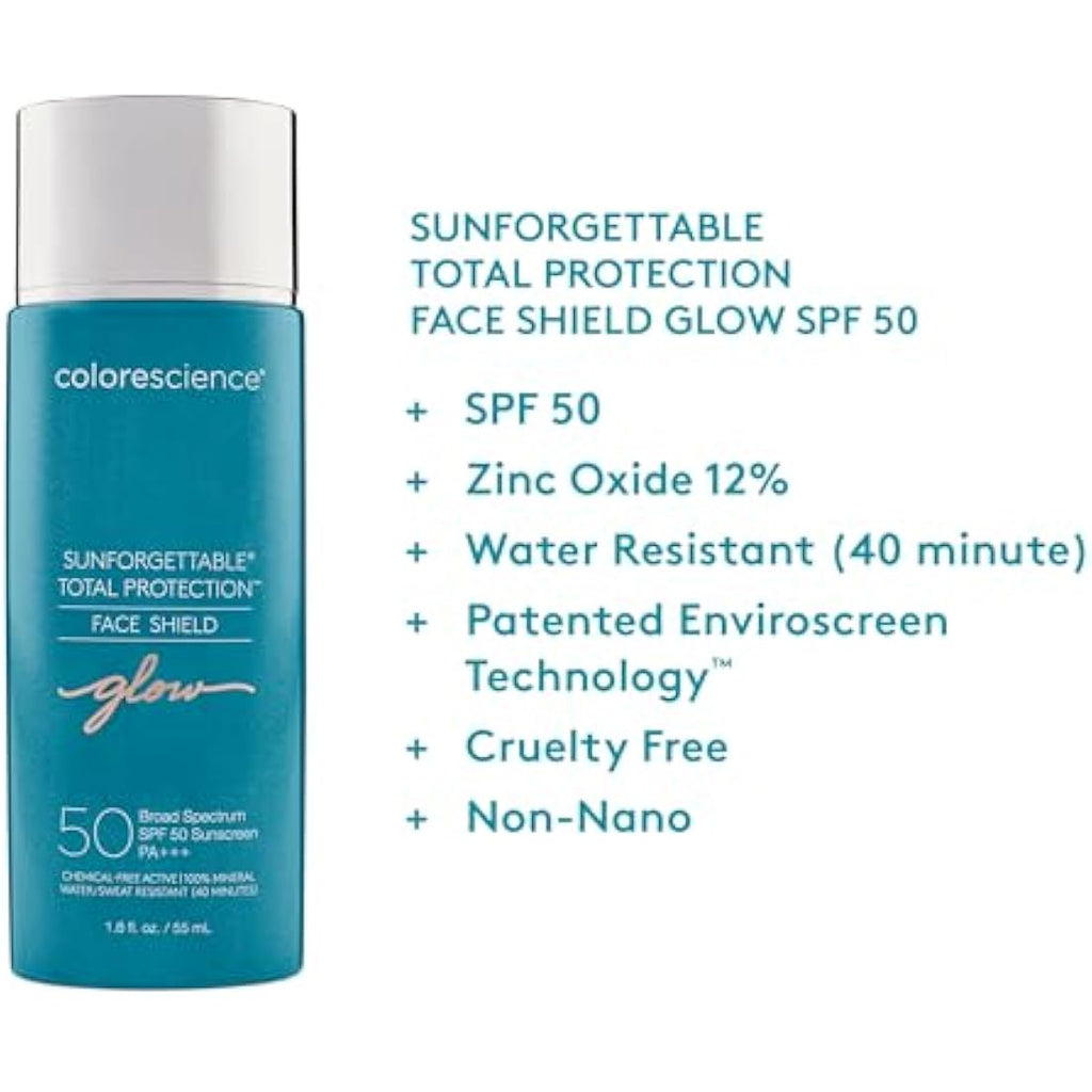 Colorescience Sunforgettable Face Shield Glow SPF 50 Mineral Sunscreen