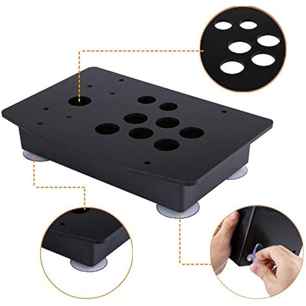 Jolof Store DIY Arcade Game Kit – Black Acrylic Panel Case Replacement