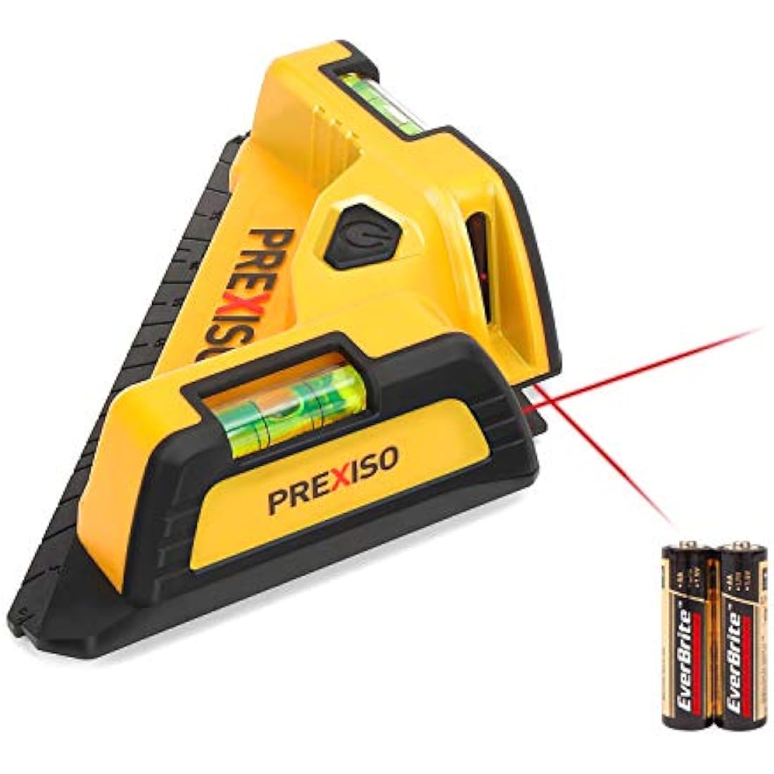 PREXISO Laser Level for Floor Tiling – 30FT Square Laser with Spirit Levels