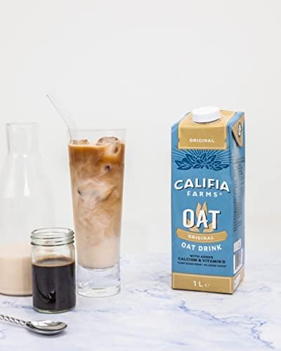 Califia Farms Unsweetened Oat Drink - Calcium & Vitamin D (6 x 1L)