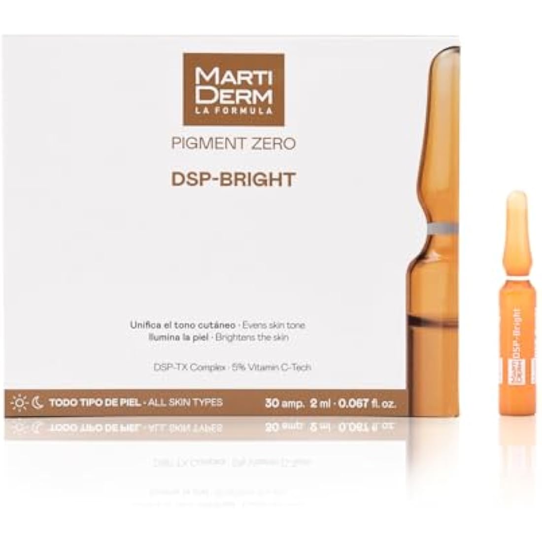 Martiderm Pigment Zero DSP-Bright Ampoules - Anti-Aging Serum 30x2ml