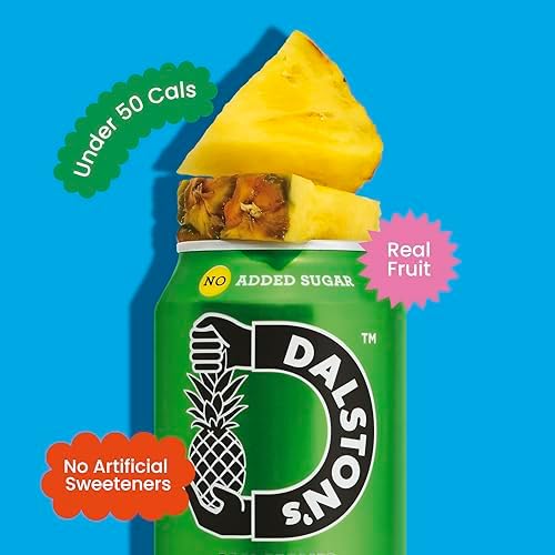 Dalston's Sparkling Pineapple Soda – No Added Sugar (24 x 330ml)