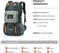 Jolof Store 40L Hiking Backpack – Water Resistant Trekking Rucksack