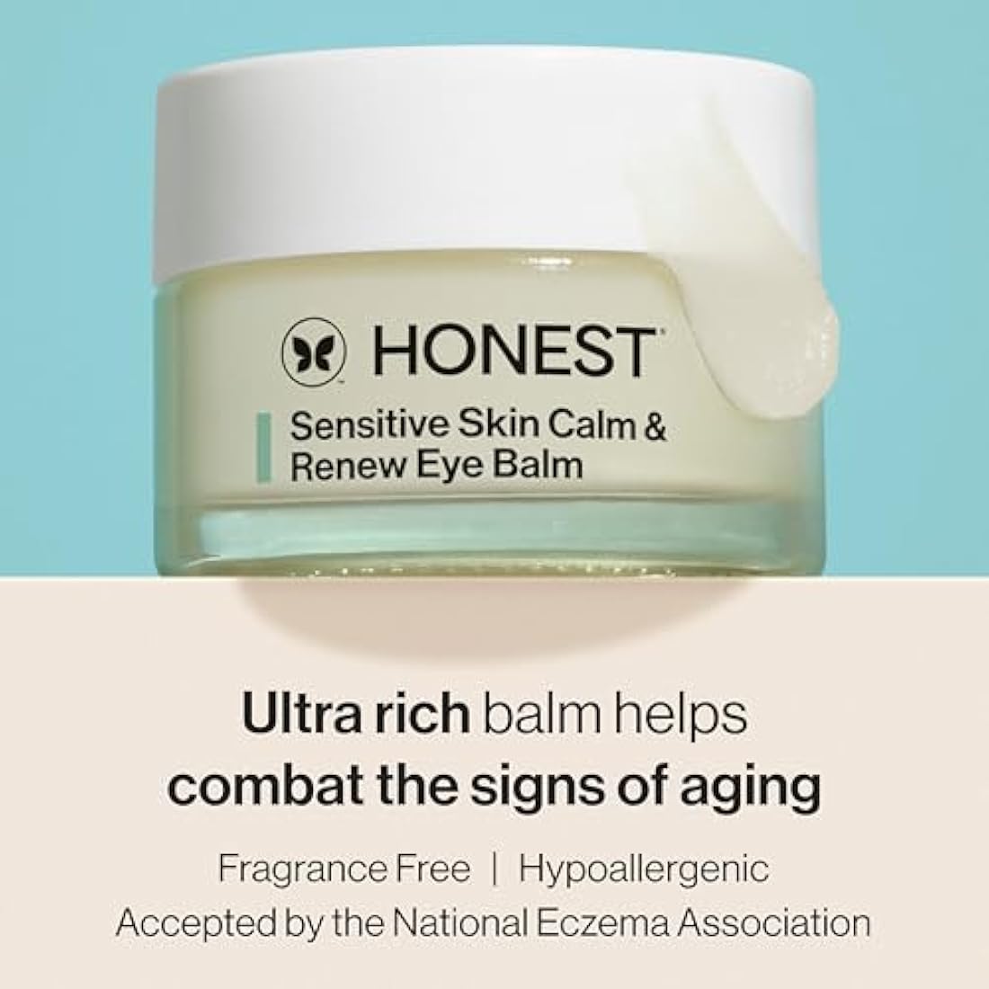 Honest Beauty Calm + Renew Anti-Aging Eye Balm with Shea Butter - 0.5oz