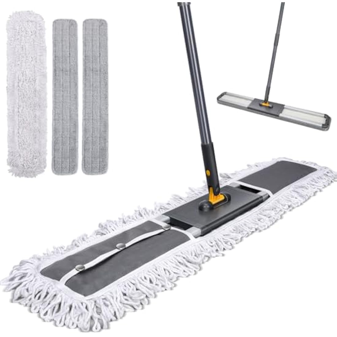 MASTERTOP 90cm Commercial Flat Mop – Heavy Duty Industrial Dust Sweeper