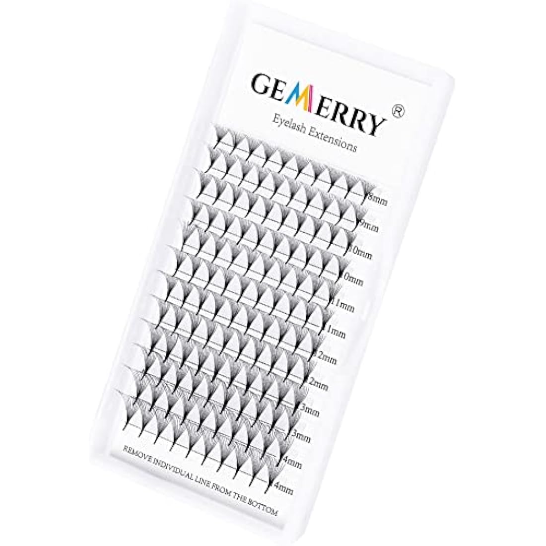 Gemerry 10D Premade Fan Eyelash Extensions | Russian Volume 0.07mm C Curl