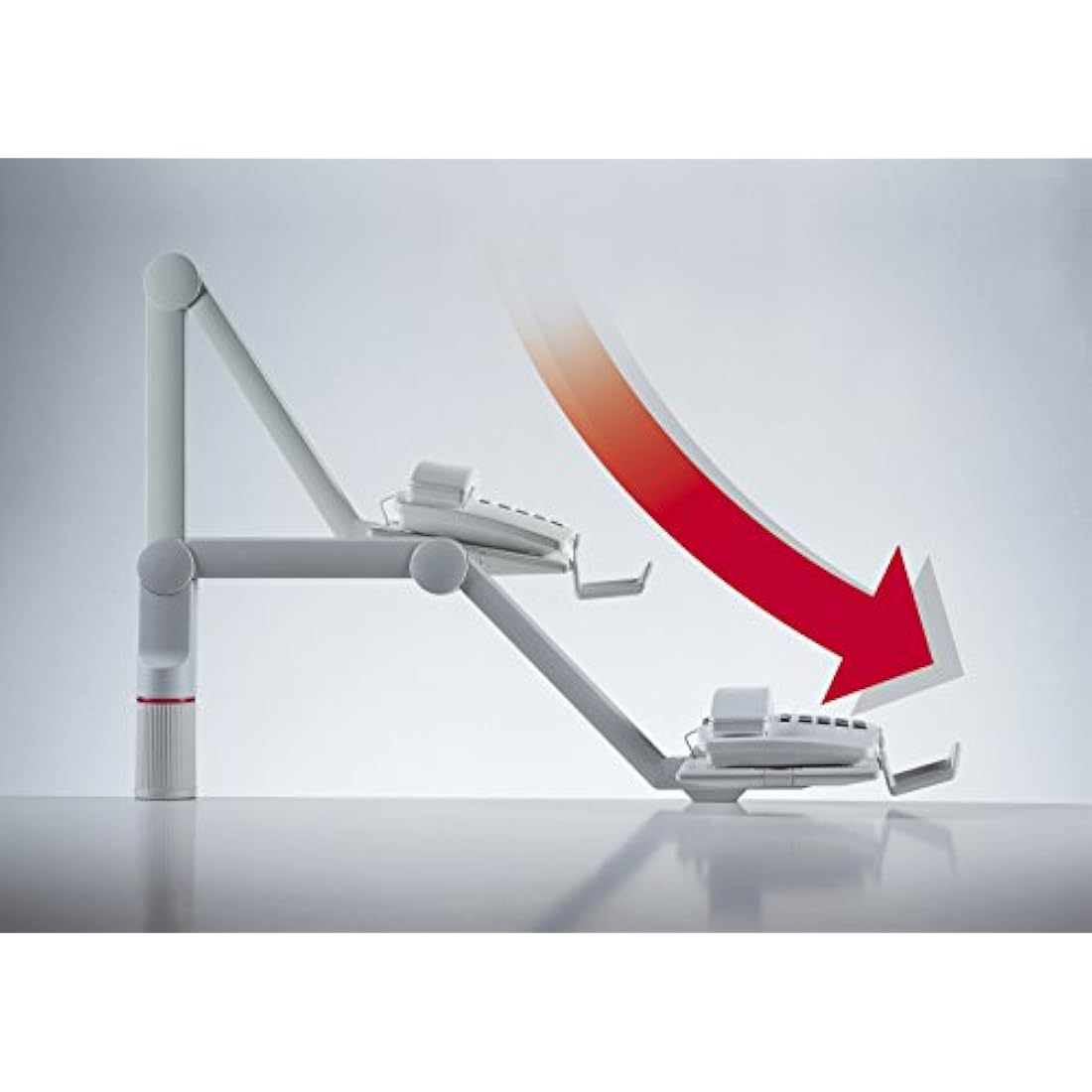Novus TalkMaster 710 Telephone Swivel Arm | 2kg Capacity - Light Grey