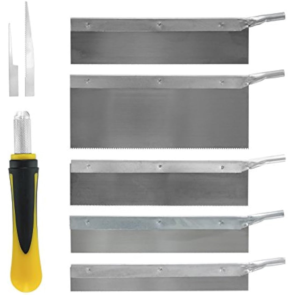 Modelcraft 8-Piece Precision Saw Set for Modelling and Woodworking