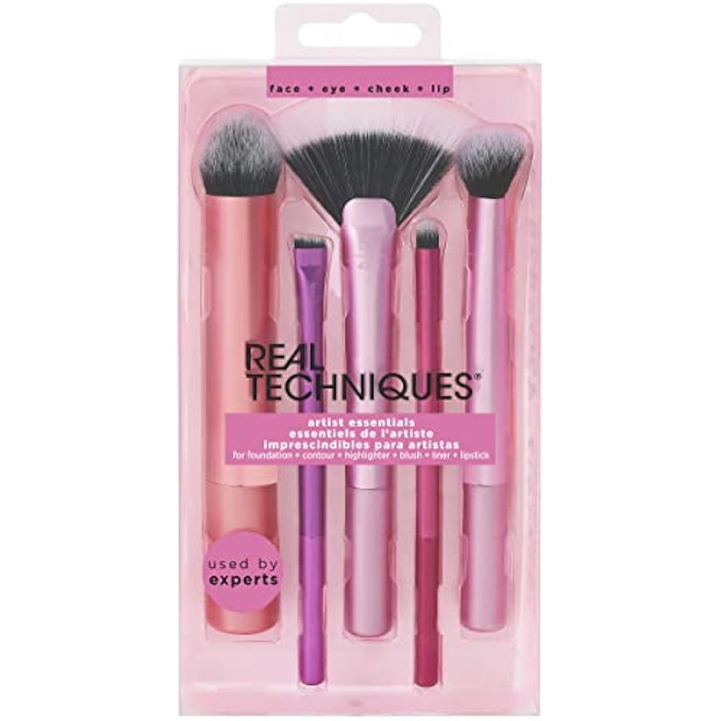 Real Techniques Artist Essentials 5-Piece Synthetic Makeup Brush Set