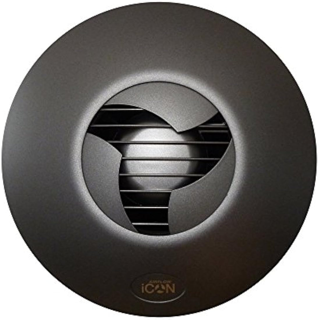 Airflow iCON 15 Extractor Fan Cover – Anthracite Grey Designer Style