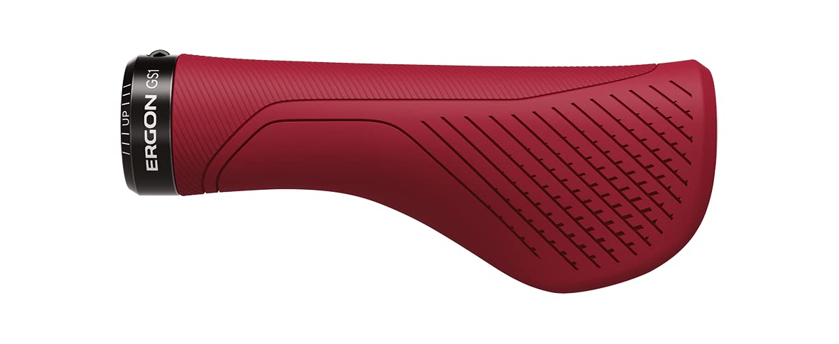 Ergon GS1 Evo Ergonomic Bicycle Grips – Small, Chilly Red MTB Touring