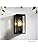 National Lighting Breton Outdoor Wall Light – Matt Black IP44 Box Lantern