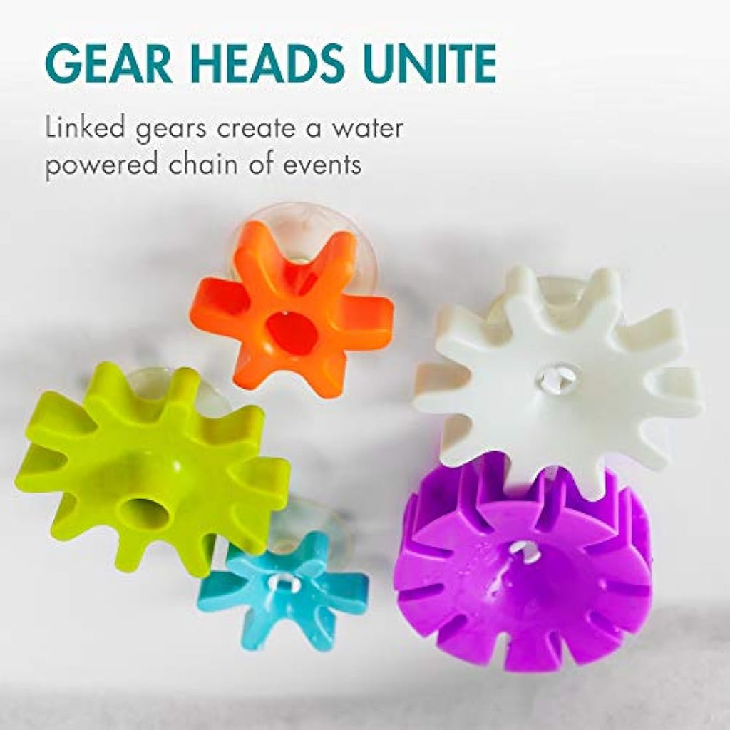 Boon Pipes Cogs Tubes Bath Toy Bundle – 13pc Suction Water Toys