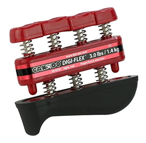 Cando Digi-Flex Hand Exerciser Set – 5 Piece Finger Grip Strengthener