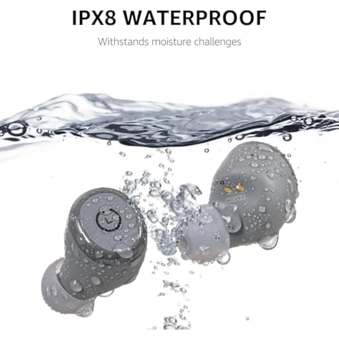 TOZO T10 Wireless Earbuds – IPX8 Waterproof Bluetooth 5.3 Headphones