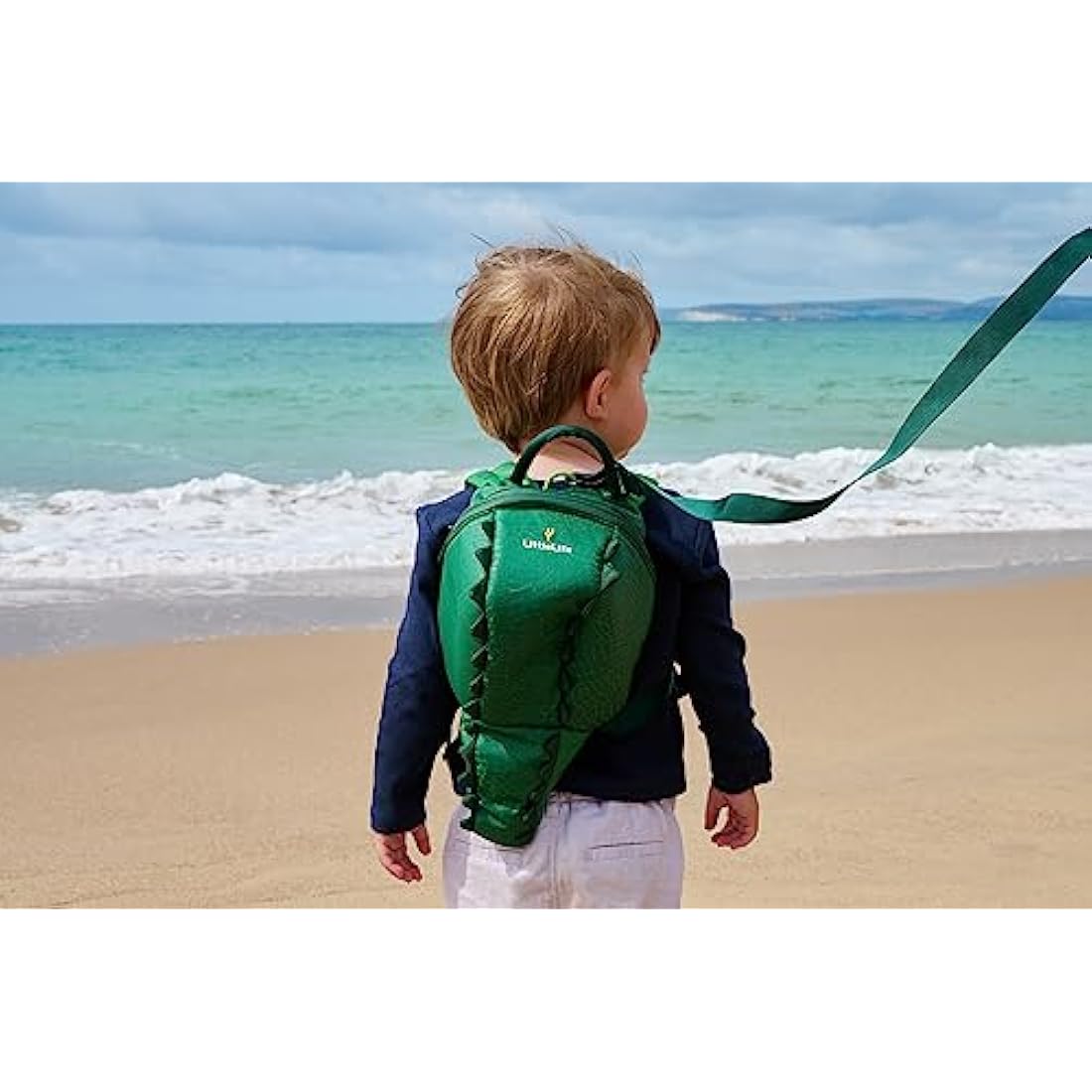 LittleLife Crocodile Toddler Backpack with Safety Rein Harness