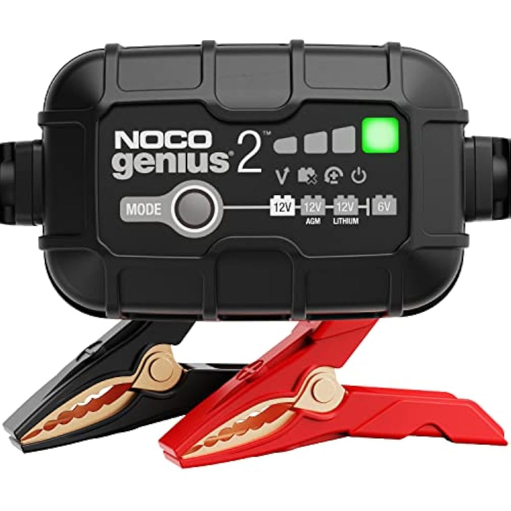 NOCO Genius2 2A Smart Battery Charger | 6V/12V Maintainer & Desulfator