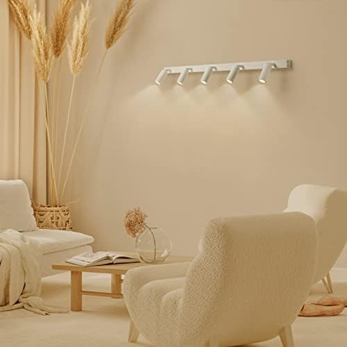 Eofiti 5-Way LED Ceiling Spotlight | Modern Rotatable Warm White Light