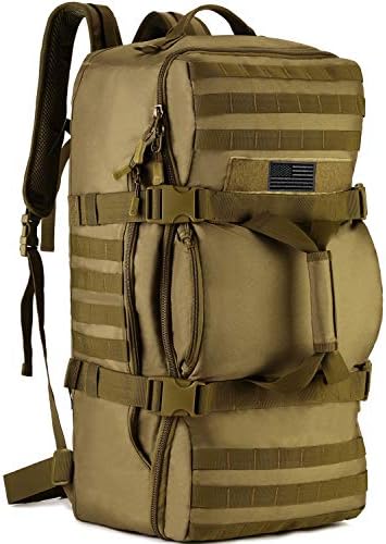 Protector Plus 60L Tactical Travel Backpack – Military MOLLE Duffel Bag
