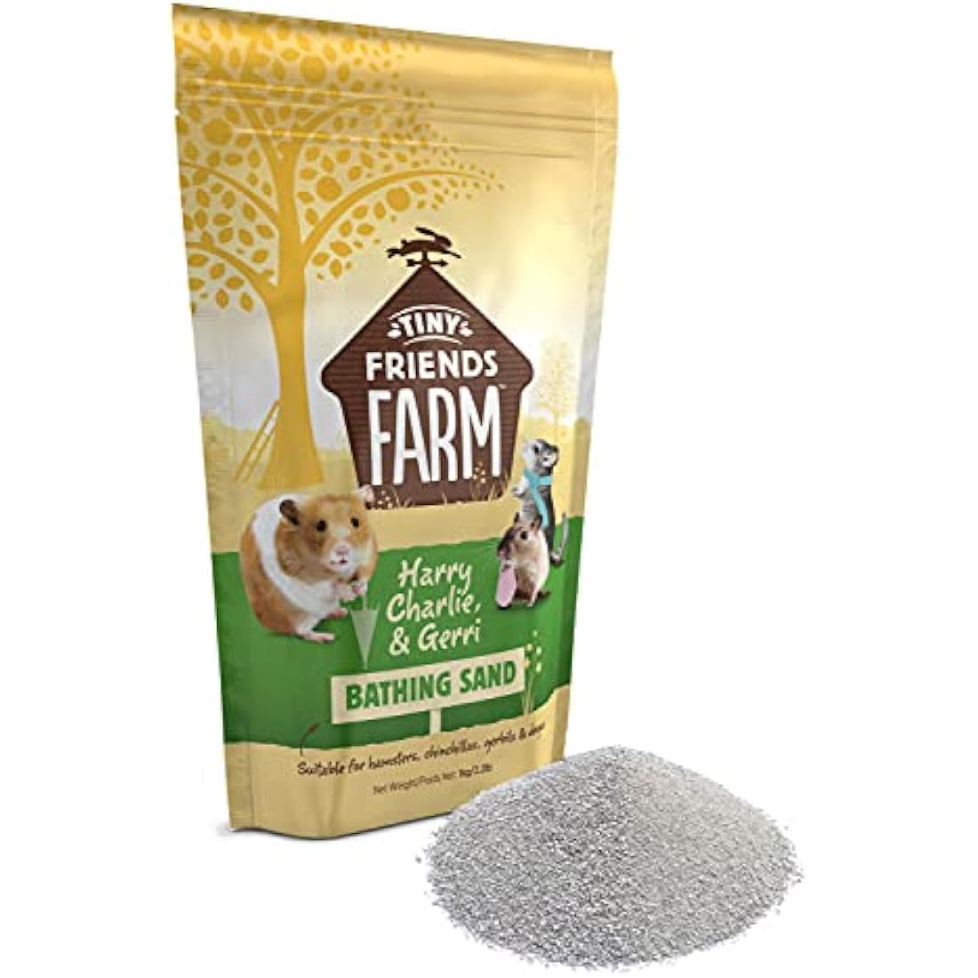 Supreme Petfoods Chinchilla Bathing Sand – 100% Natural Dust Free, 1kg
