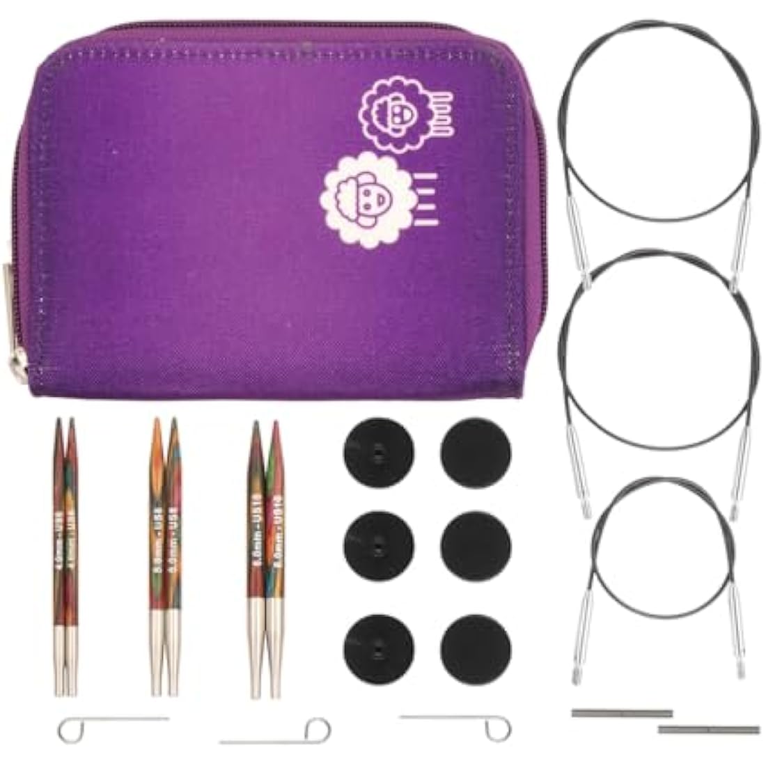KnitPro Symfonie Starter Interchangeable Circular Needle Set | Birch Wood