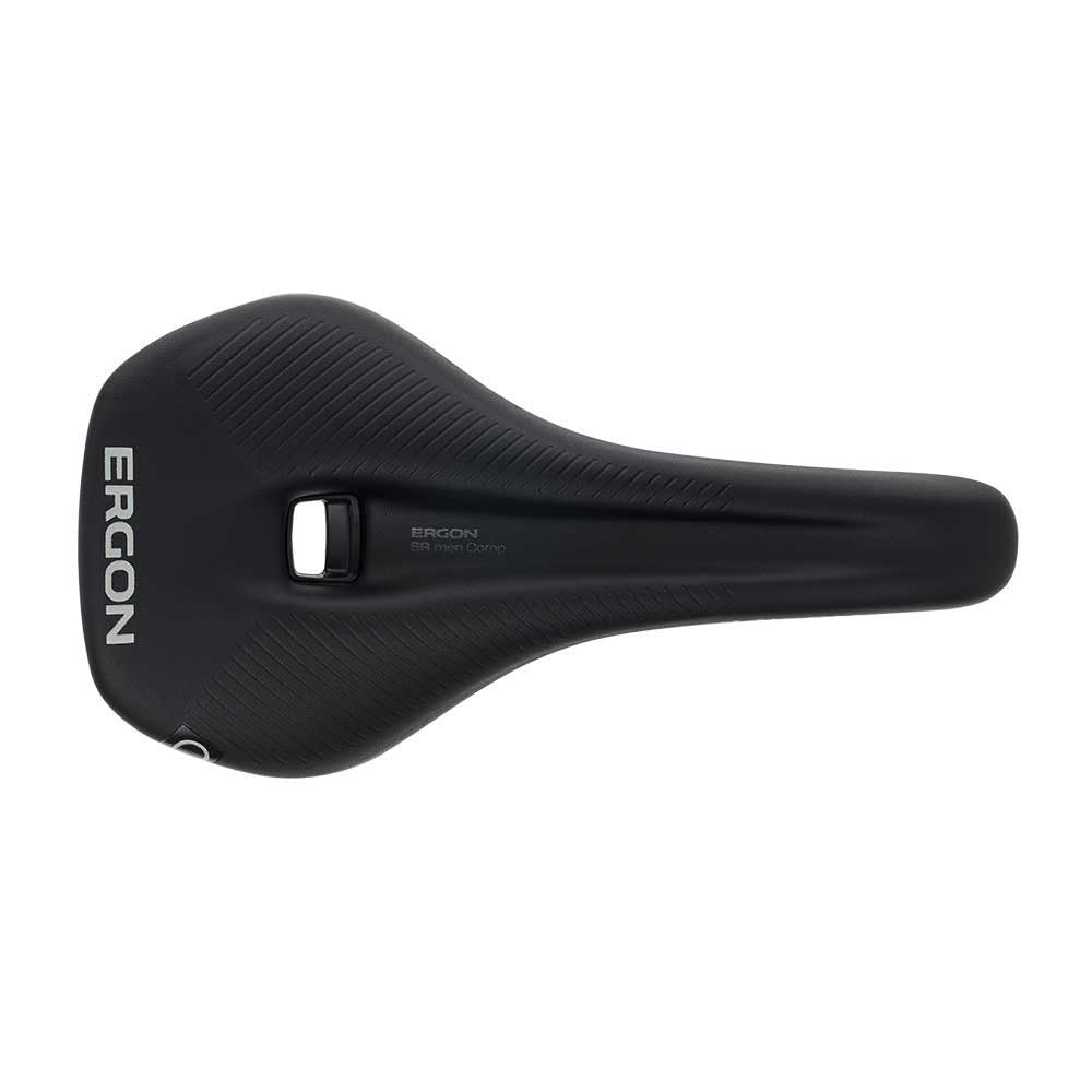 Ergon SR Road Comp Men's Saddle – Black Ergonomic Road Bike Seat S/M