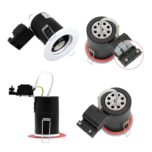 Wondlumi 8-Pack Fire Rated GU10 Downlights – White Recessed Ceiling Lights