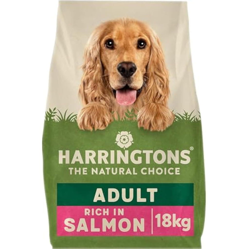 Harringtons Salmon & Potato Dry Adult Dog Food – Natural & Grain Free 18kg