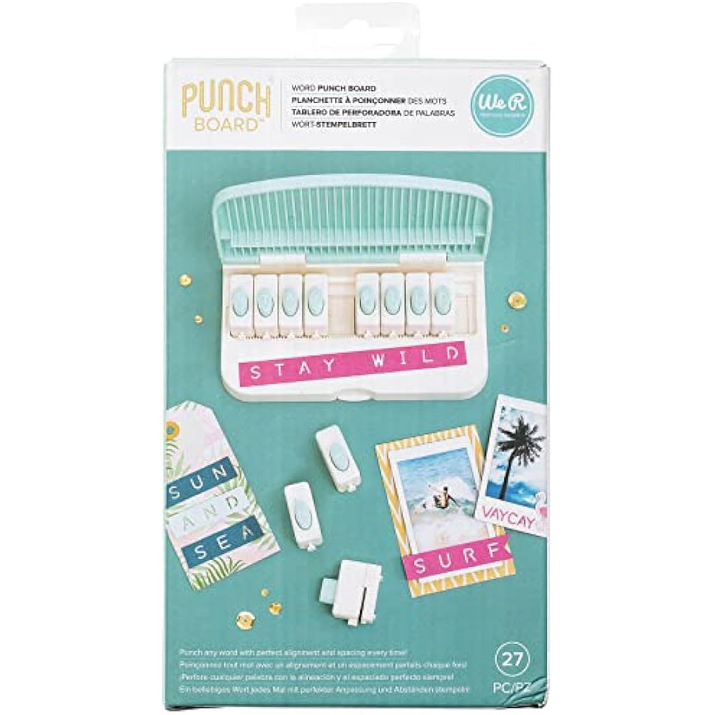 We R Memory Keepers Alphabet Punch Set - 26 Piece Paper Crafting Tool