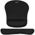 TECKNET Memory Foam Keyboard and Mouse Wrist Rest Set – Ergonomic Support