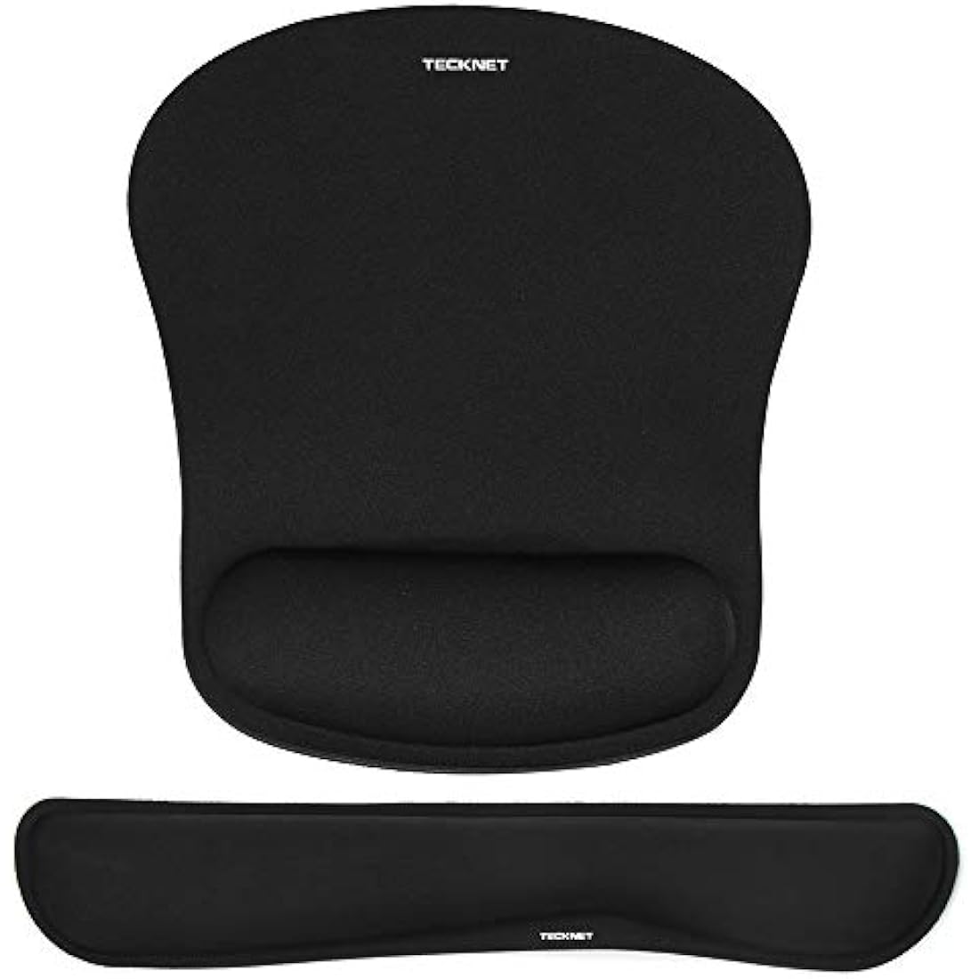 TECKNET Memory Foam Keyboard and Mouse Wrist Rest Set – Ergonomic Support