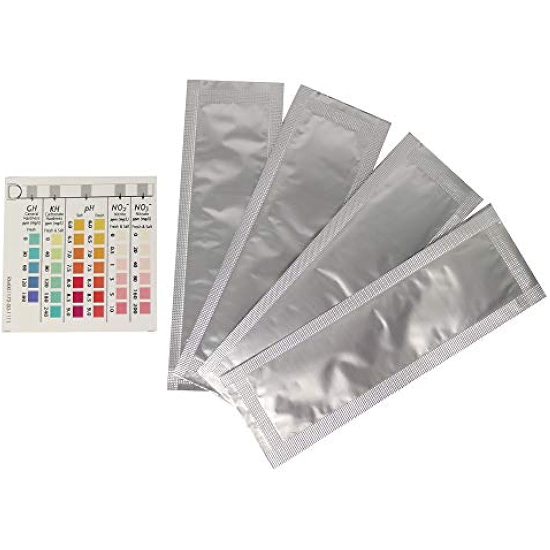 API 5-in-1 Aquarium Test Strips for Fresh and Saltwater, 4-Count