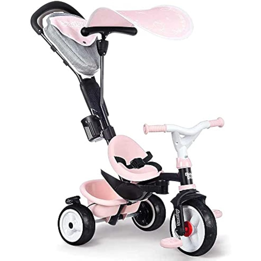 Tricycle Évolutif Smoby Baby Driver Plus – Vélo Enfant Rose