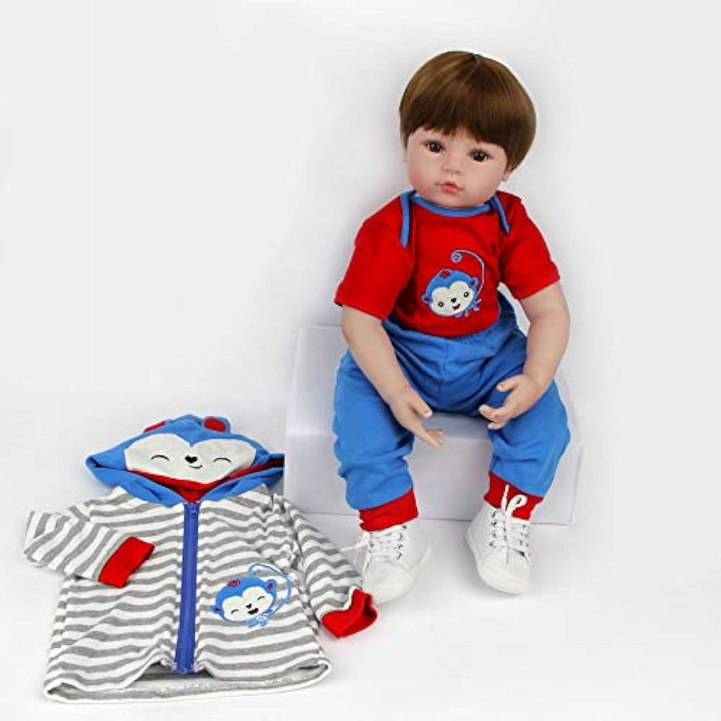 ZIYIUI 20" Reborn Baby Doll Boy | Realistic Soft Silicone Vinyl Toy