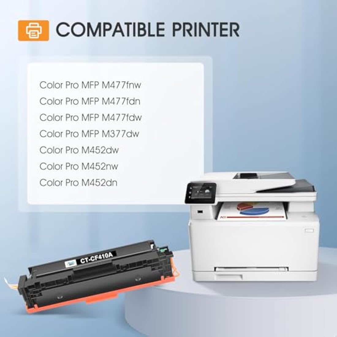 Cool Toner 410A Replacement Cartridges for HP Color LaserJet Pro - 4-Pack