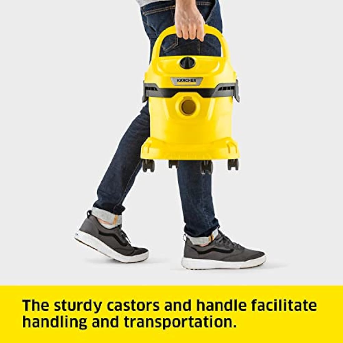 Kärcher WD 2 Plus Wet and Dry Vacuum Cleaner – 1000W, 12L Container