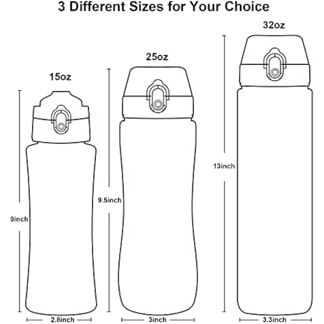 Oldley 750ml Tritan Water Bottle with Straw | Leakproof Time Markings