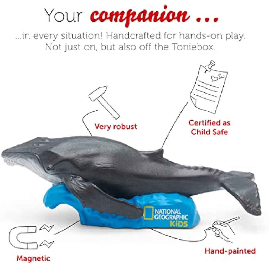 Tonies National Geographic: Whale Audio Character for Toniebox