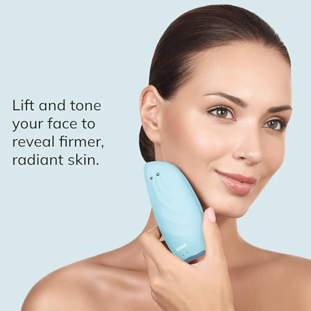 GESKE 8-in-1 Sonic Thermo Facial Brush & MicroCurrent Face-Lifter