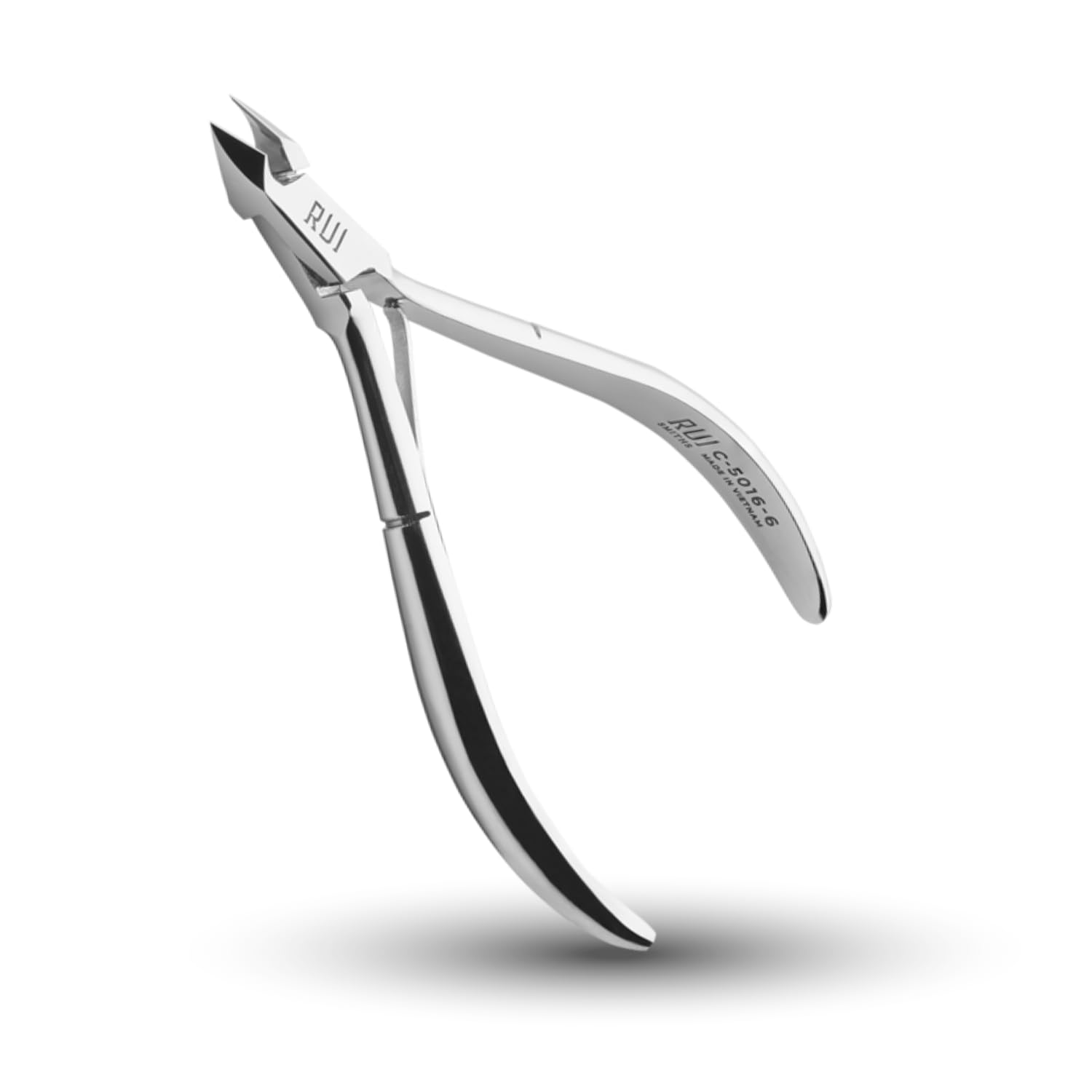 Rui Smiths Carbon Steel Cuticle Nippers | 6mm Full Jaw French Handle