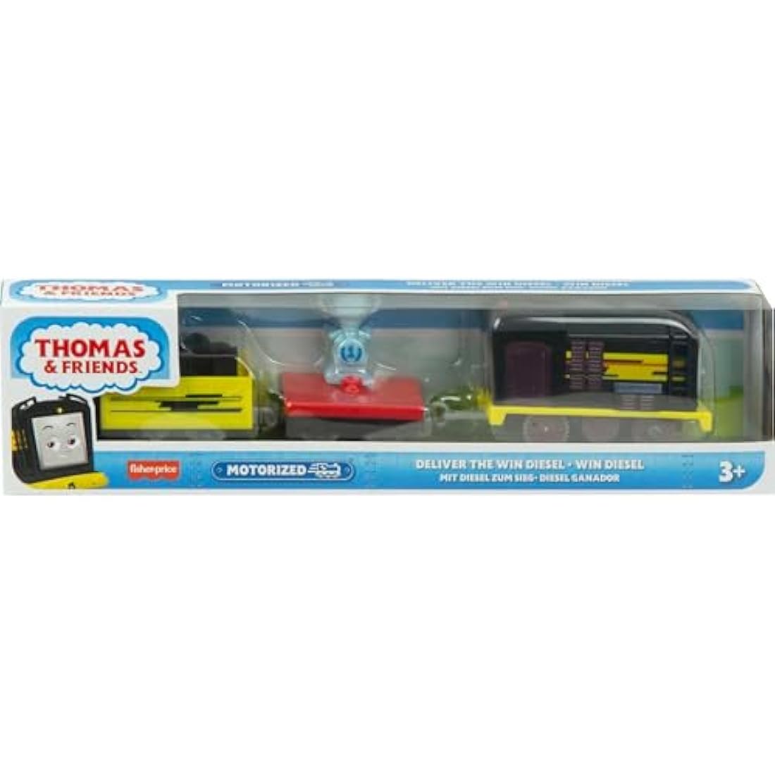 Thomas & Friends Diesel Motorized Train Engine with Sodor Cup Car