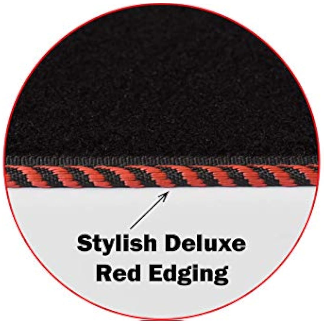 Jolof Store Car Floor Mats for Ford Kuga 2008-2012 - Red Edging