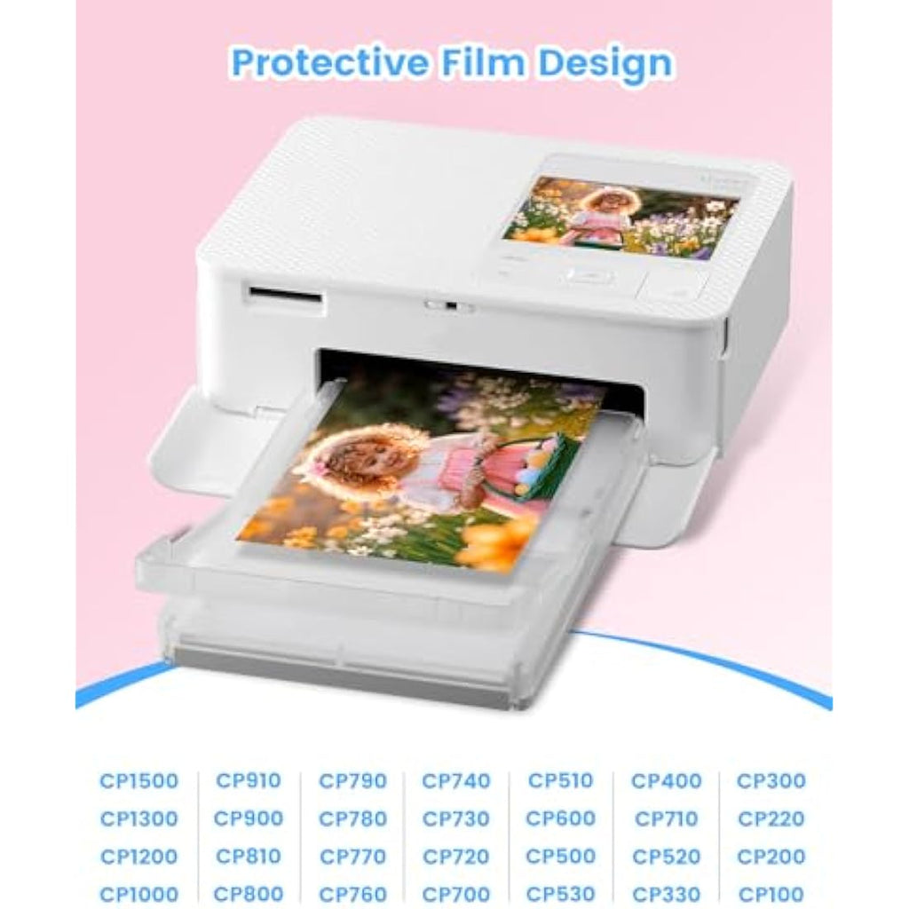 Canon Selphy KP-108IN Compatible Ink and 4x6 Photo Paper Set - 108 Sheets