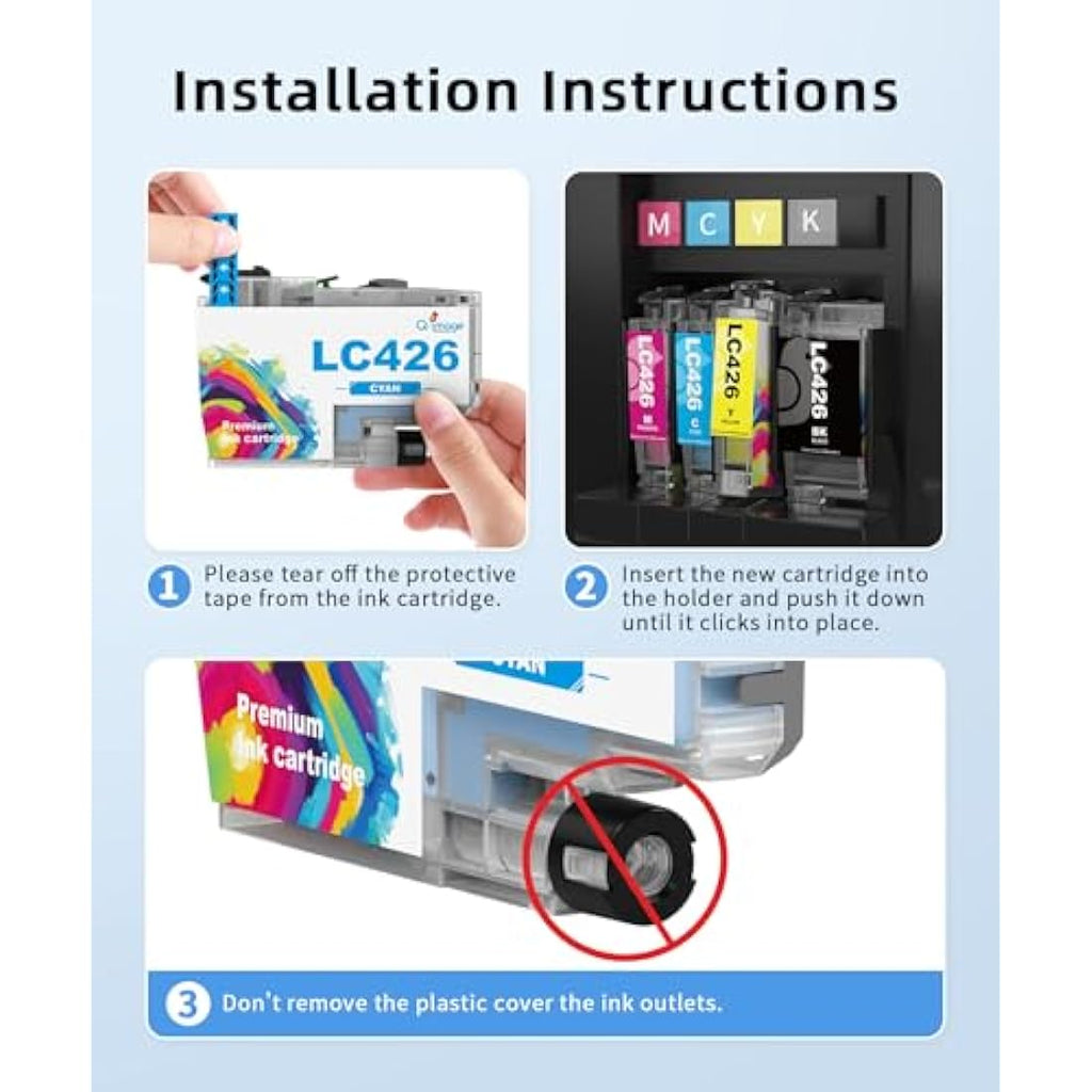 Q-image LC426 Ink Cartridge Multipack for Brother MFC-J4335DW - 4 Pack