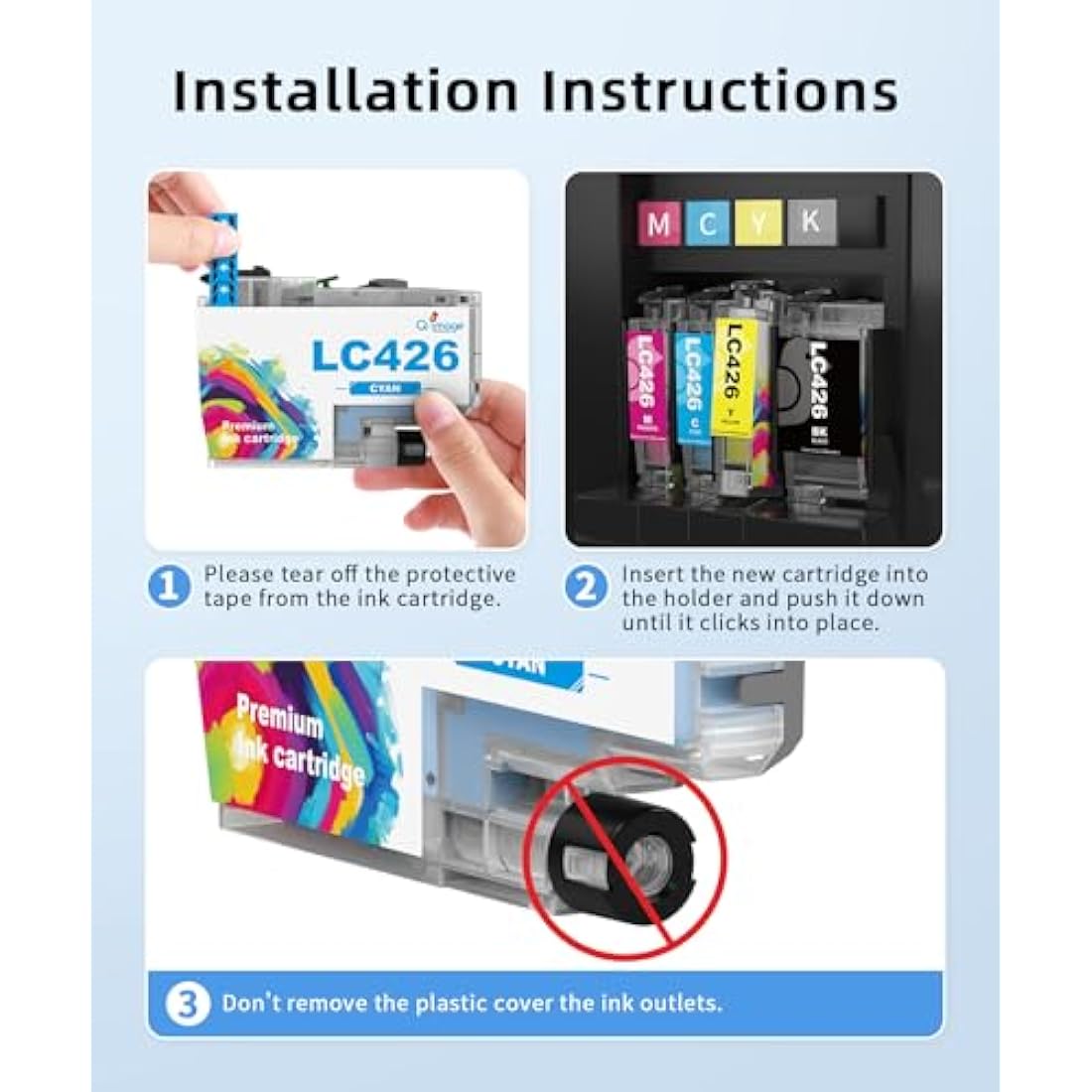 Q-image LC426 Ink Cartridge Multipack for Brother MFC-J4335DW - 4 Pack