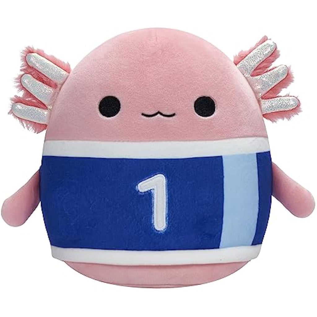 Squishmallows Archie the Axolotl Plush – 7.5-Inch Soccer Jersey Toy