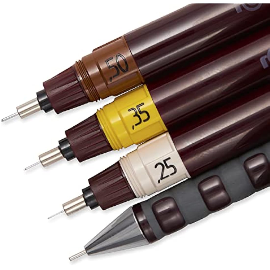 rOtring Isograph College Set | 3 Technical Pens & Mechanical Pencil