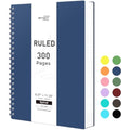 RETTACY A4 Spiral Notebook | 300 Pages College Ruled 100gsm – Navy Blue