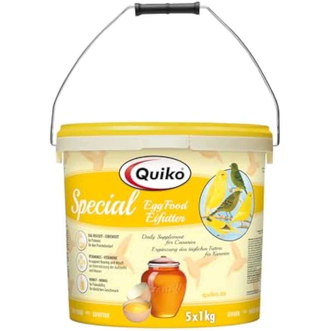 Quiko Special Egg Food for Canaries – Breeding & Moulting Feed, 5 kg